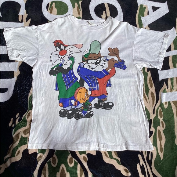Vtg 90s Thugged out gangster Sylvester Taz and Tweety Bird Warner Bros character - Picture 1 of 5